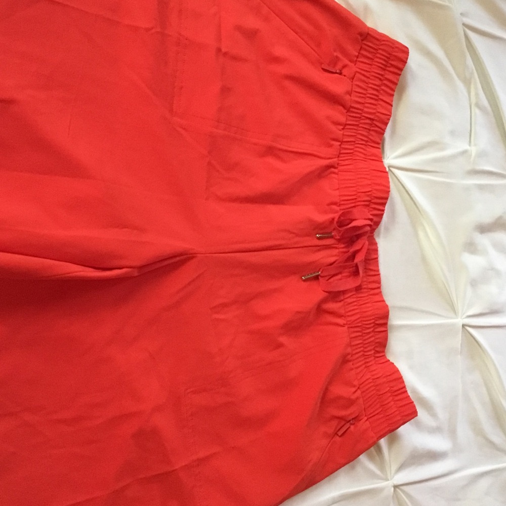 Chico's Bright Red Athletic Drawstring Shorts NWT - image 4